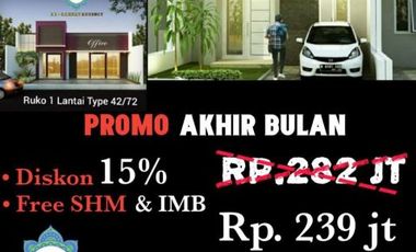 Promo Bulan ini, Diskon 15% + Bonus Langsung: Ar Rahman Regency