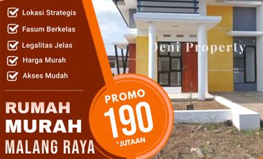 Promo Rumah Modern di Azvina dekat SMK Mutu Gondanglegi