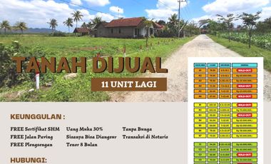 Tanah dijual di Andongsari, Tegasari, Banyuwangi, Jawa Timur