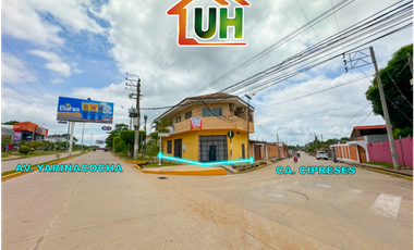 00596 - VENTA CASA YARINACOCHA + LOCAL COMERCIAL - EN ESQUINA