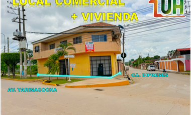 00596 - VENTA CASA YARINACOCHA + LOCAL COMERCIAL - EN ESQUINA