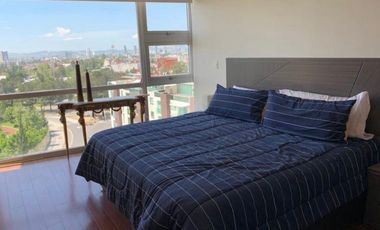 DEPTO VISTA DEL ARTE AMUEBLADO  IBERO RENTA$23,000.00 3 REC Y CUARTO DE SERVICIO