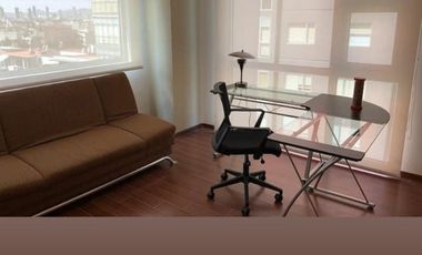 DEPTO VISTA DEL ARTE AMUEBLADO  IBERO RENTA$23,000.00 3 REC Y CUARTO DE SERVICIO