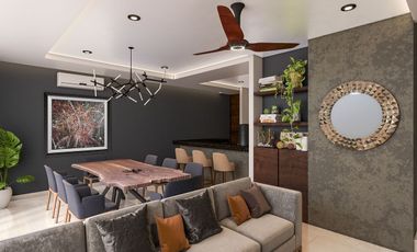 Casa Boreana residencial en venta,Cholul, Yucatán.