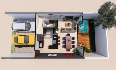 Casa Boreana residencial en venta,Cholul, Yucatán.