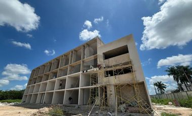 Departamento 1 rec, 2o nivel, Temozon Norte, pocos metros de Periferico, amenidades, ideal inversion