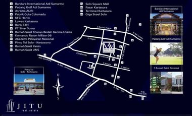 Rumah Dijual di West Ville Kartasura Sukoharjo