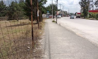 SE RENTA TERRENO sobre avenida principal, con uso de suelo comercial. Plano.