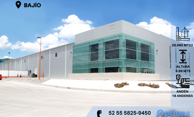 Opportunity to rent a warehouse in Bajío