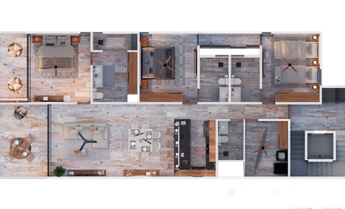 Departamento en venta Mérida Yucatán,  Bruna Beach Towers Chelem