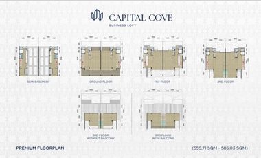 Gedung kantor mewah Capital Cove business loft BSD di CBD