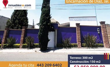 CASA EN VENTA EN ENCARNACION DE DIAZ, JALISCO