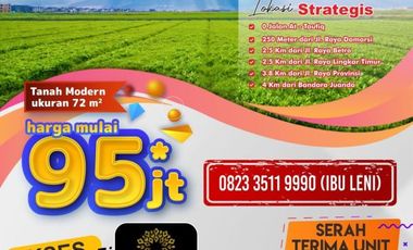 Terlaris, WA 0823-3511-----, Tanah Modern Di Dekat Perkotaan Sidoarjo Hanya 95 Juta