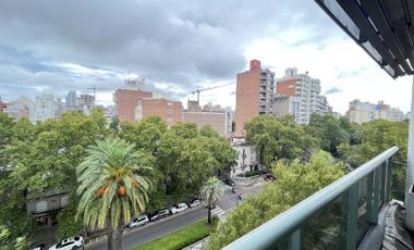 Venta departamento de un dormitorio con balcón terraza. Rosario, centro rio
