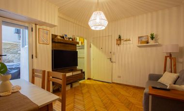 PERON AL 1800, CONGRESO Alquiler Temporario de hermoso 2 ambientes con Patio a metros de subtes A y B en innmejorable ubicacion