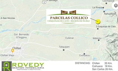 Parcela en Venta en Parcela en 3 Esquinas Camino a Nahueltoro Chillan