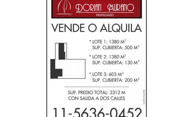 LOTES CON GALPONES A RECICLAR, ZONA INDUSTRIAL EN MALVINAS ARGENTINAS