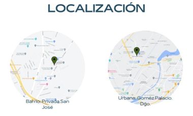 TERRENO COMERCIAL EN VENTA VILLAS DE SAN JOSE GOMEZ PALACIO