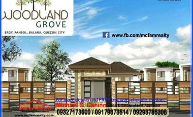House and Lot for Sale Near Universities in Quezon City - Ateneo, UP, Miriam - Woodland Grove