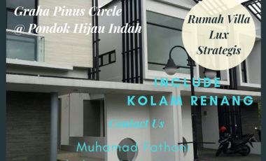 Jual Rumah di Bandung Utara dilengkapi poolside Hrg mulai 2,3Man.
