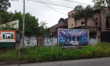 Lote Terreno En Venta 1000m2 Av.sarmiento 3200 Castelar