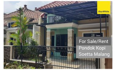 Rumah disewakan di Jawa Timur, Malang Kota