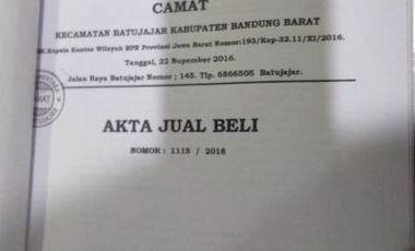 Cheap Land For Sale 6 Ha in Batujajar West Bandung City