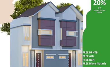 Rumah Dijual di Malang Tipe 31/63 Free Biaya Dekat Kampus
