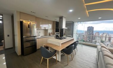 VENTA DE APARTAMENTO EN BUCARAMANGA BARRIO LOS CEDROS AMOBLADO. Cod V11162