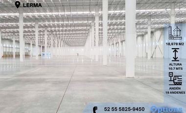 Warehouse for rent, Lerma