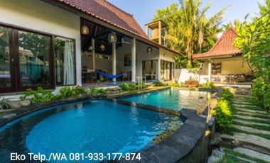 Dijual Cepat Private Villa Dekat Pantai di Gili Trawangan