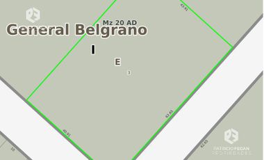 Amplio Terreno en venta - General Belgrano interior de Buenos Aires