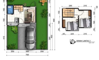 Rumah 2 Lantai Harga 1 Lantai Termurah di Malang