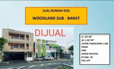Dijual Rumah Kos Woodland Citraland Surabaya Barat