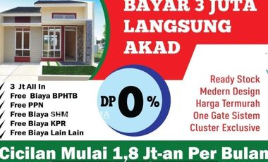 Hunian exclusive cicilan murah di Tanah Sareal Bogor