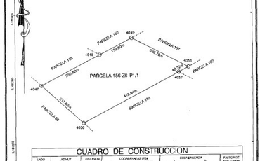 PREDIOS EN VENTA  EJIDO LABOR DE DOLORES  ZONA EN DESARROLLO HABITACIONAL $500