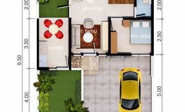 SALE, RUMAH 2 LANTAI MURAH LOKASI TEPI JALAN RAYA