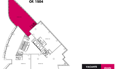 Oficina en Arriendo en Torre Paris/ Metro Los Leones
