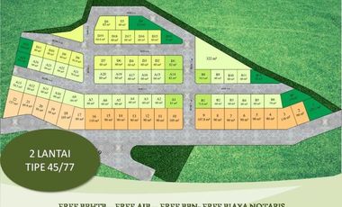 DEKAT ALUN2 MALANG RUMAH MURAH MALANG TIPE 45