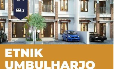 DEKAT DARI PUSAT KOTA JOGJA, RUMAH SIAP HUNI 2 LANTAI DI UMBULHARJO