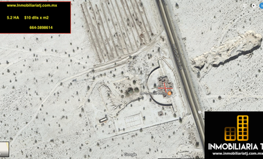 DE REMATE!! 5.2 ha EN MEXICALI- SOBRE CARRETERA, GASOLINERA, PLAZA COMERCIAL.