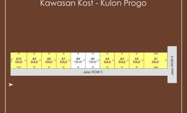 Dijual Tanah 100 Jt-an Dekat Jl. Kawasan Industri Jogja