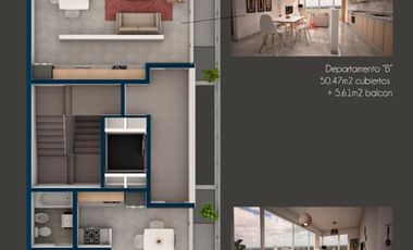 Enta al pozo 2 amb. Quilmes centro 40  al boleto con posesión y cuotas fijas