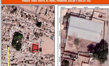 Terreno en Venta en El Perú