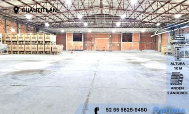 Industrial warehouse rental availability in Cuautitlán