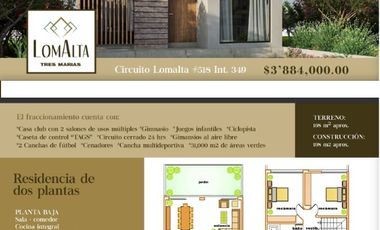 Casa Nueva 2 Plantas, Loma Alta 3 Marias Circuito L. A. 518-349, L59-M7
