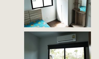ขายทาวน์เฮ้าส์ เมททาวน์ บางนา เฟอร์ครบ มีวิวสวนหน้าบ้าน