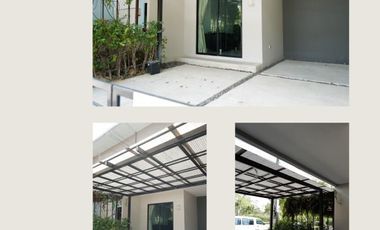 ขายทาวน์เฮ้าส์ เมททาวน์ บางนา เฟอร์ครบ มีวิวสวนหน้าบ้าน