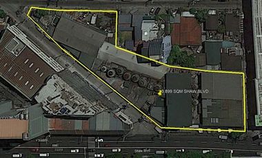 SHAW BLVD MANDALUYONG CITY COMMERCIAL INDUSTRIAL LOT @ 5,384 SQM