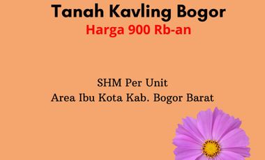 Kavling Perumahan 900 Ribu-an Area Ciseeng